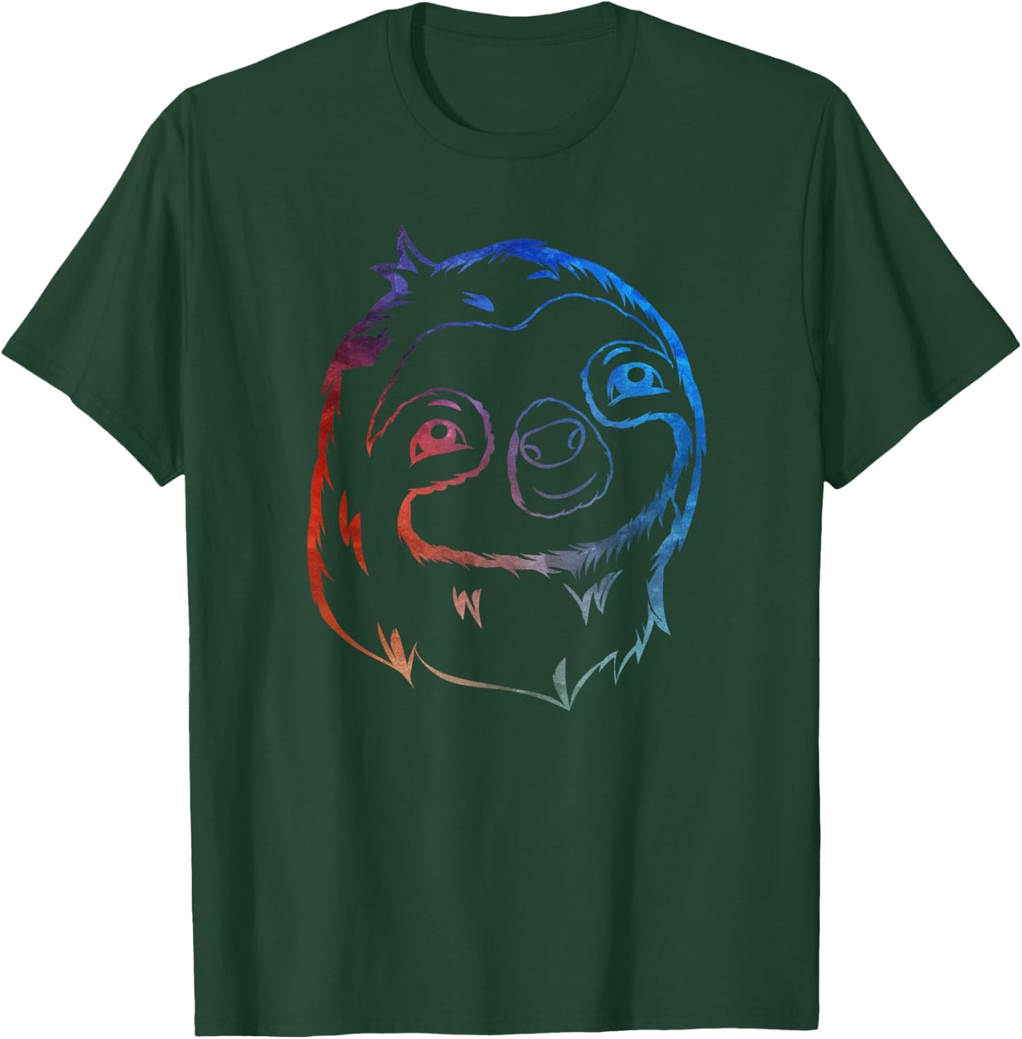 Sloth Art Funny Animal Arboreal Lover Outfit Men Women Kids T-Shirt - T-Shirt | Forest