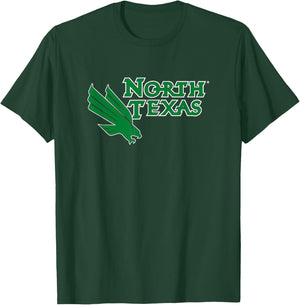 North Texas Mean Green | NCAA University of Merch | 1700EL11 T-Shirt - T-Shirt | Forest