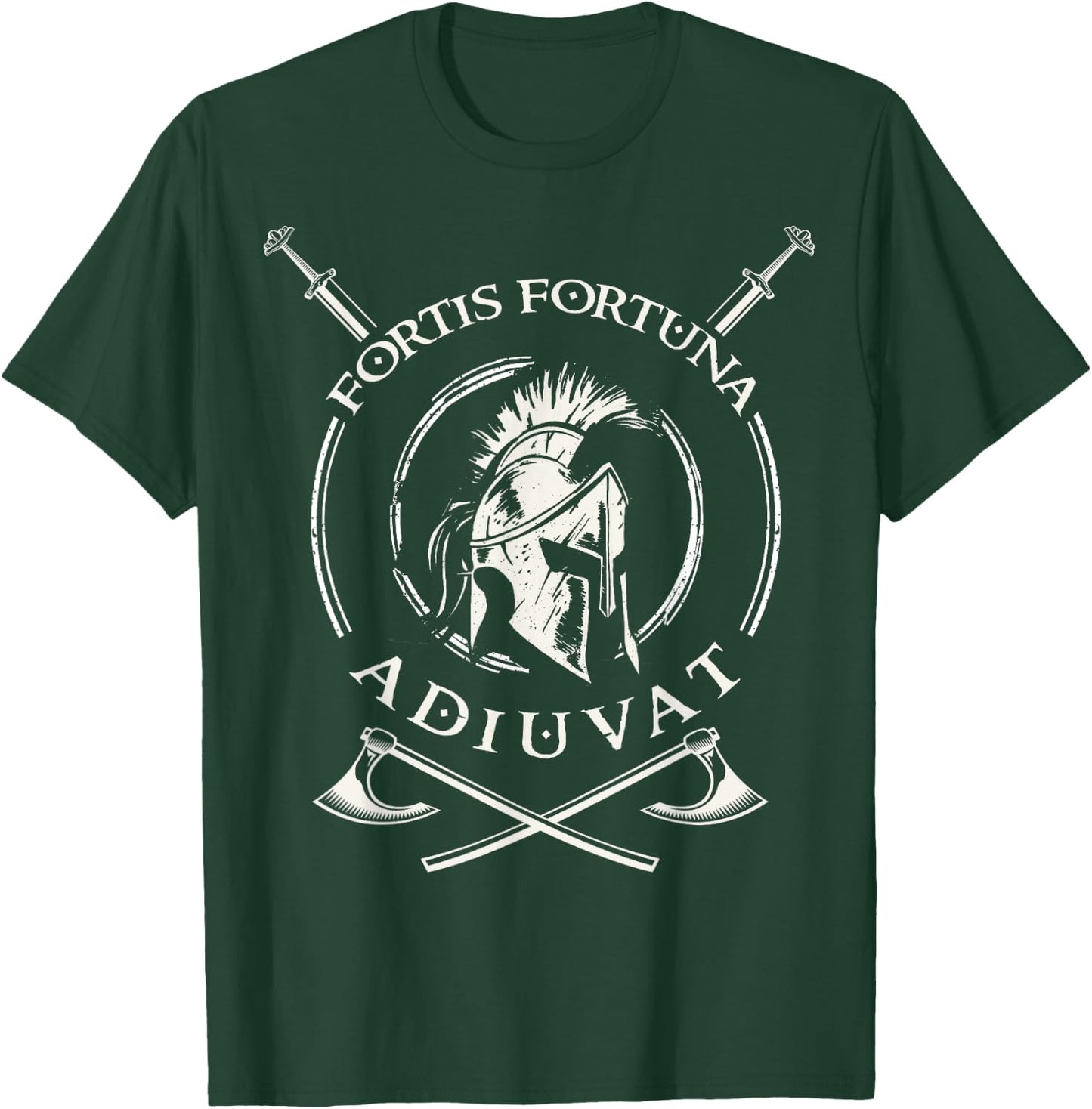 Fortis Fortuna Adiuvat - Latin - Fortune Favors The Brave T-Shirt - T-Shirt | Forest