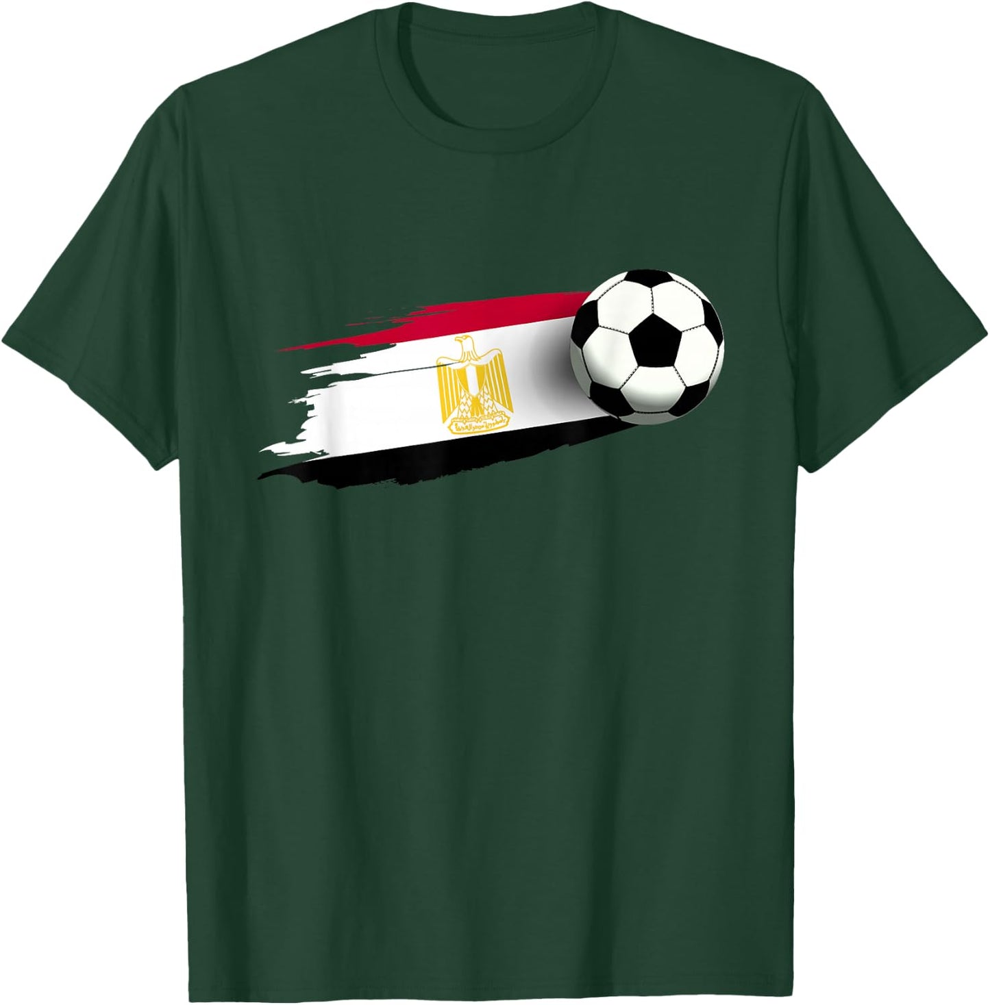 Egypt Flag Jersey Egyptian Soccer Team Egyptian T-Shirt - T-Shirt | Forest