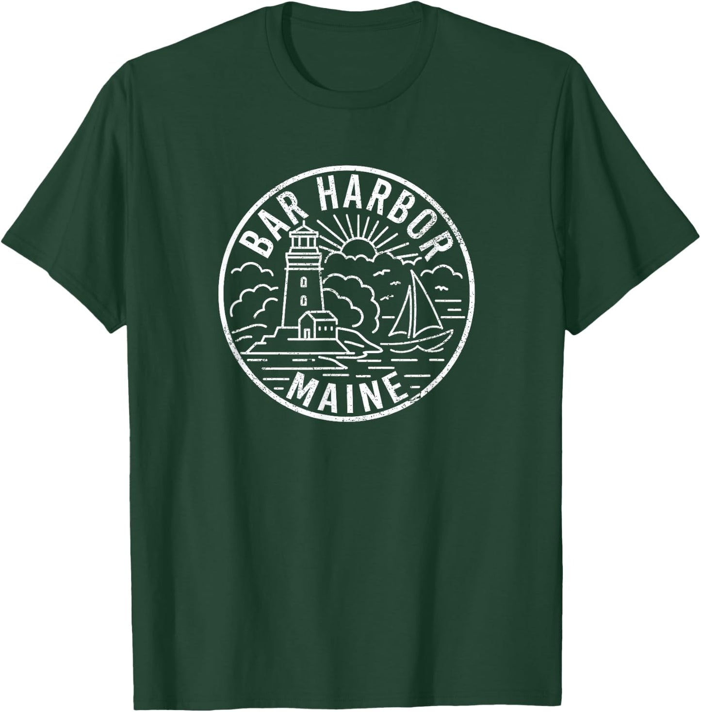 Bar Harbor Maine T-Shirt - T-Shirt | Forest