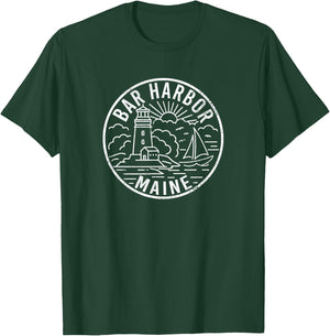 Bar Harbor Maine T-Shirt - T-Shirt | Forest