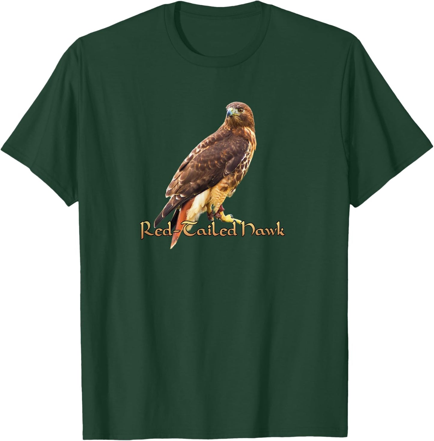 Red Tailed Hawk Wildlife T-Shirt - T-Shirt | Forest