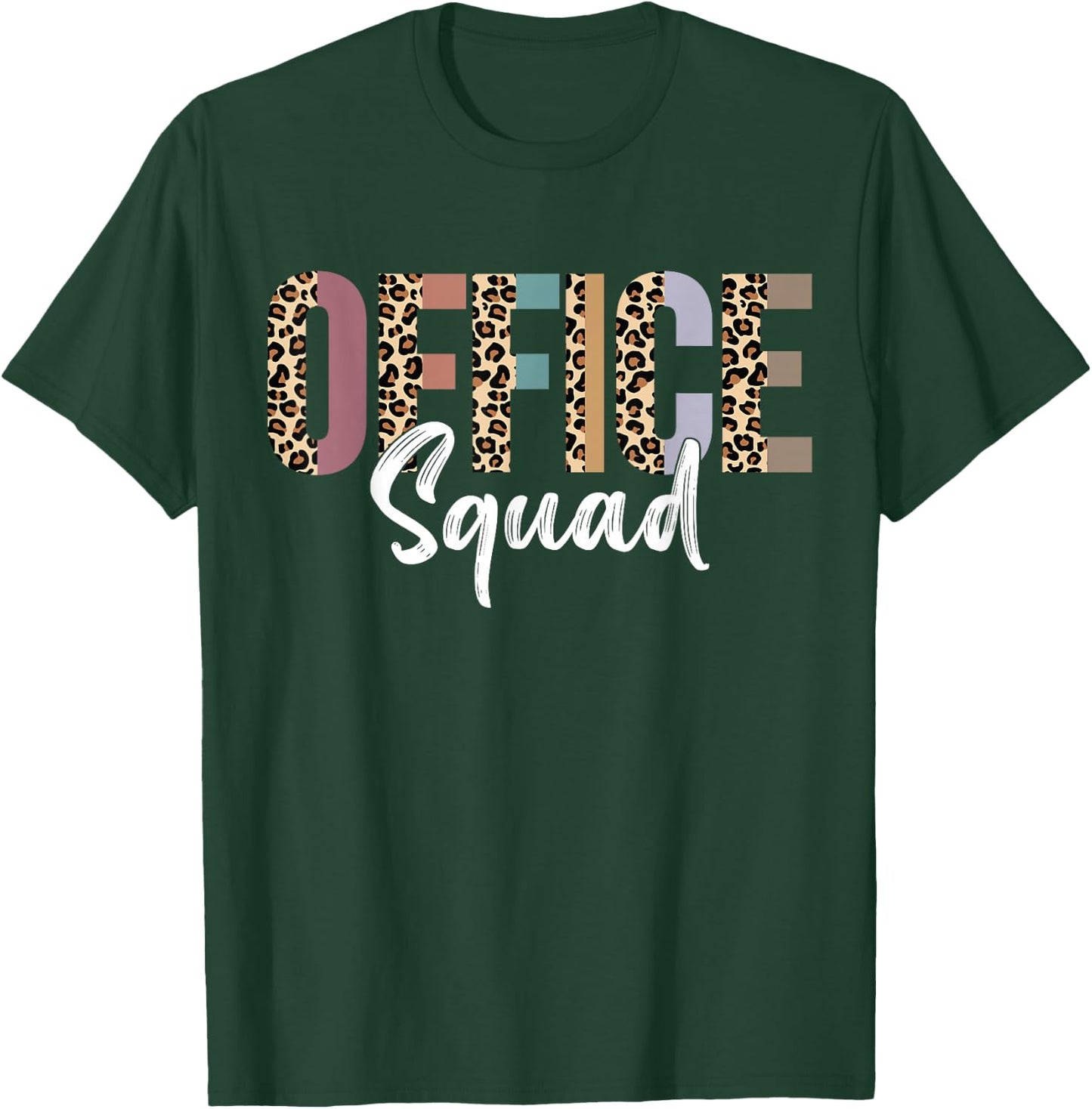 Office Squad Administrative Gifts Assistant School Secretary T-Shirt - T-Shirt | Forest