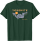 Vintage Yosemite Half-Dome National Park Retro T-Shirt - T-Shirt | Forest