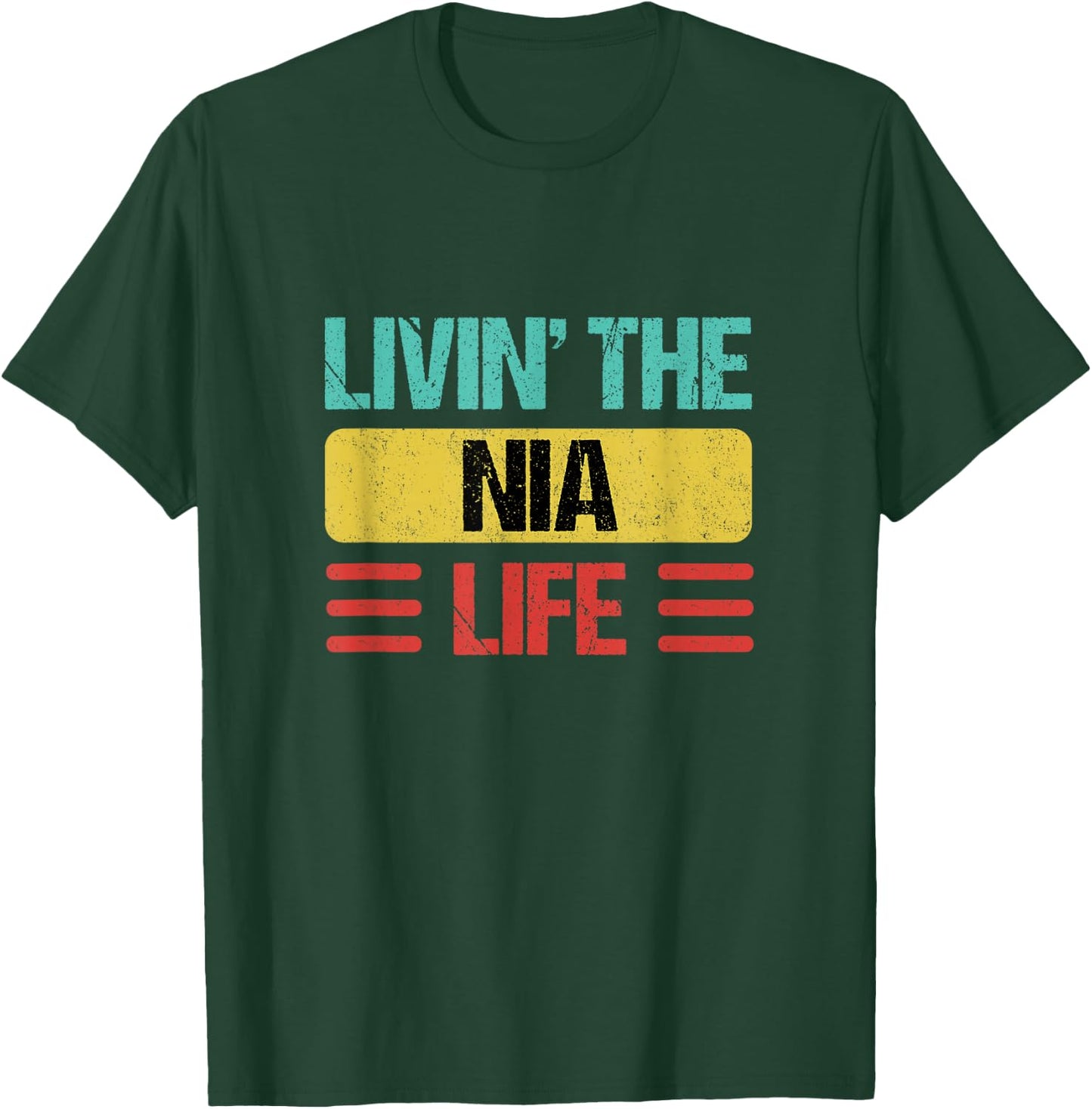 Nia Name T-Shirt - T-Shirt | Forest
