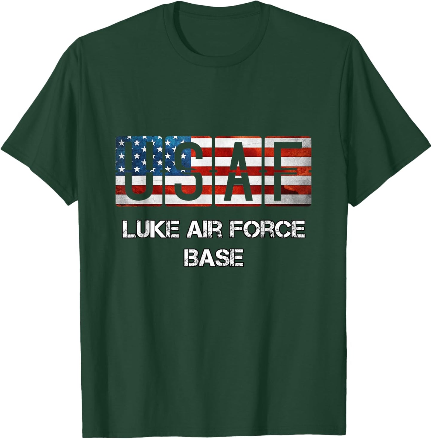 Luke Air Force Base Distressed T-Shirt - T-Shirt | Forest