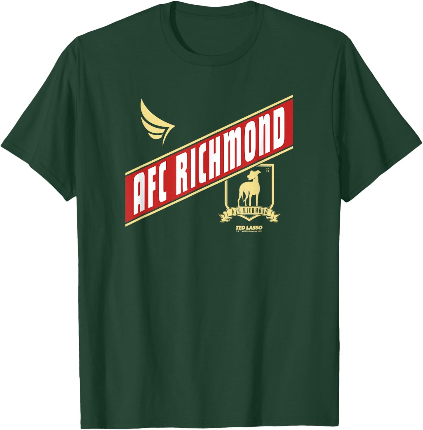 Ted Lasso AFC Richmond Crossed Band Logo T-Shirt - T-Shirt | Forest