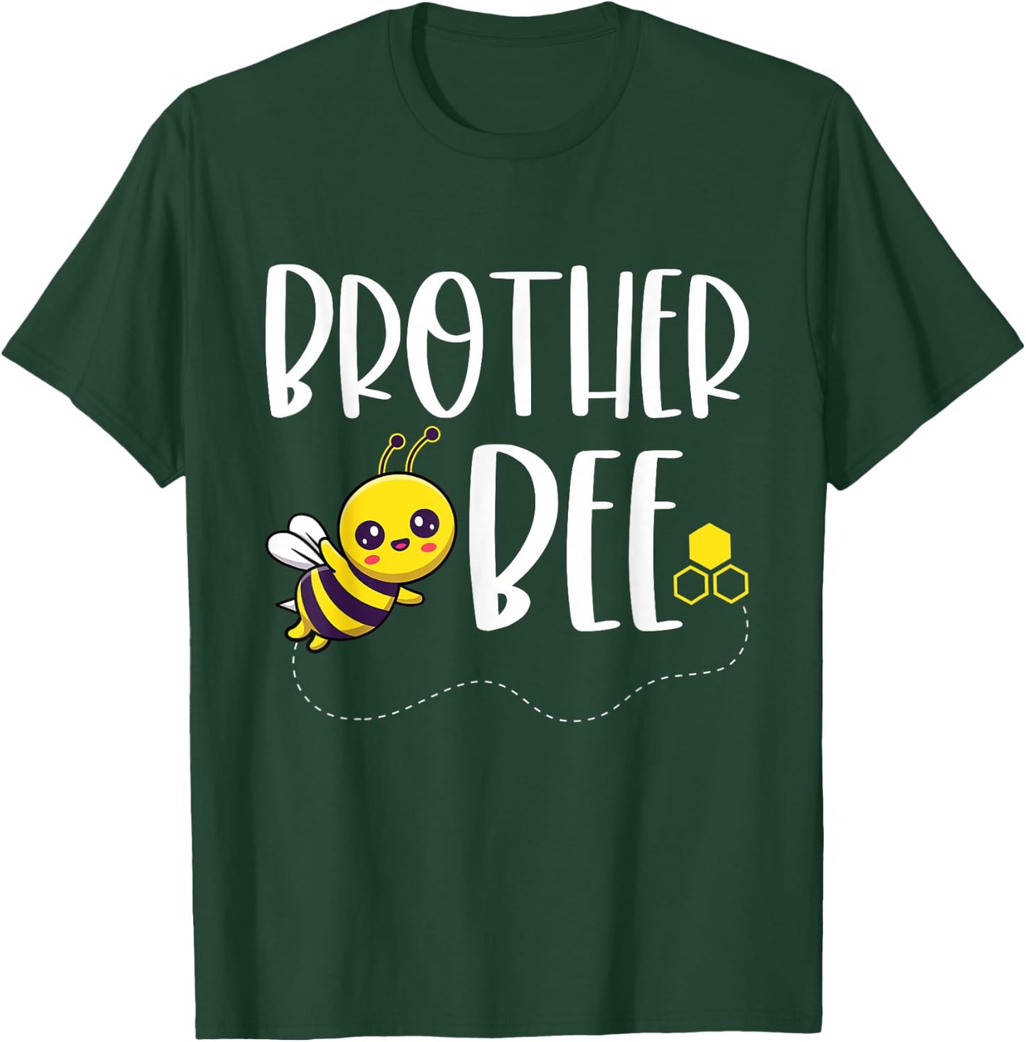 Birthday Bee Family Matching Brother Bee Beekeeper Bro Funny T-Shirt - T-Shirt | Forest