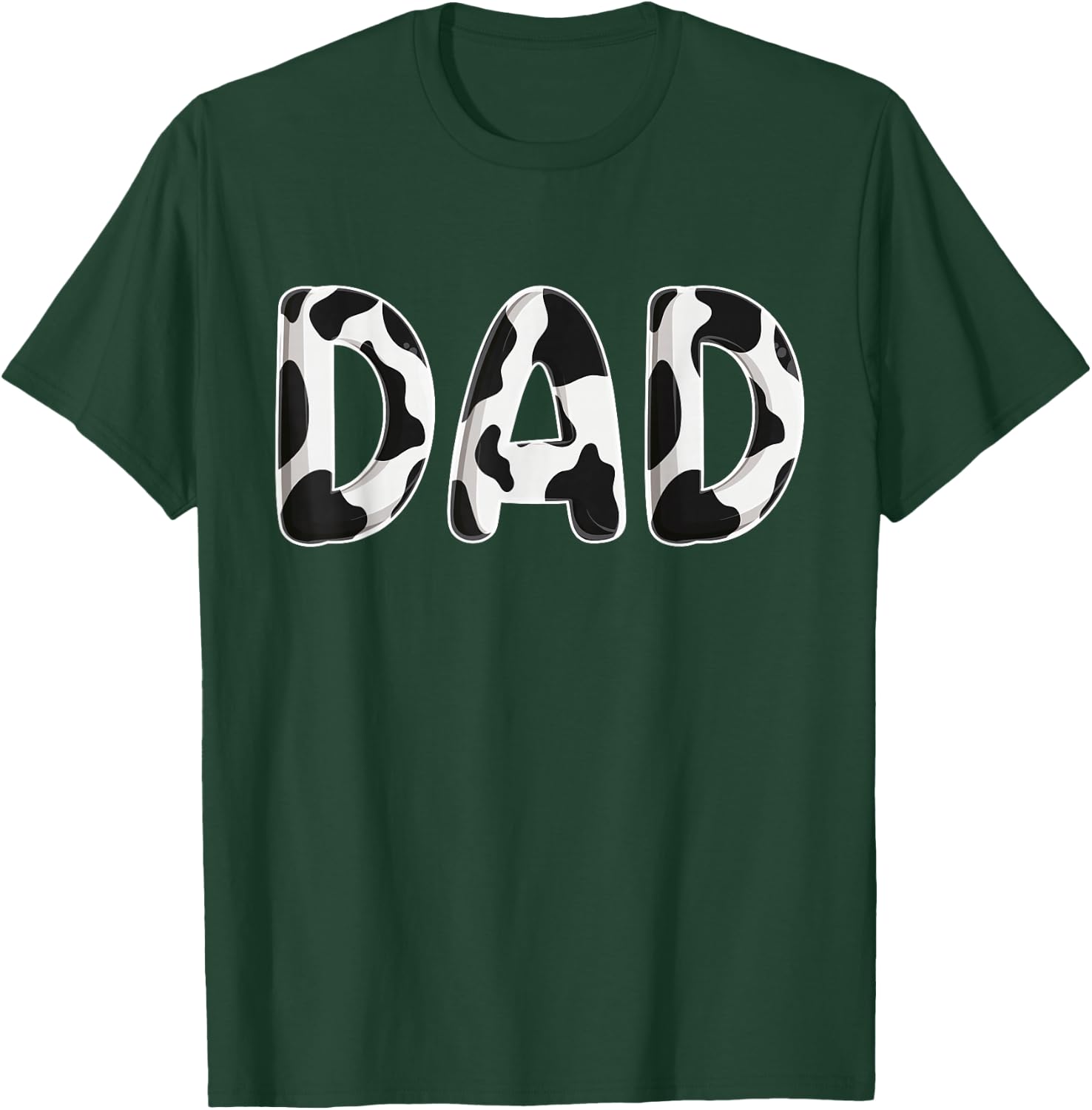 Cow Dad Birthday Family Matching Fathers Day Boy Girl Farm T-Shirt - T-Shirt | Forest
