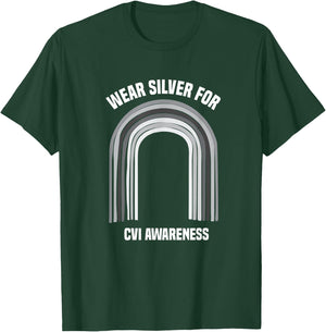Wear Silver CVI Awareness Shirt | Cortical Visual Impairment T-Shirt - T-Shirt | Forest