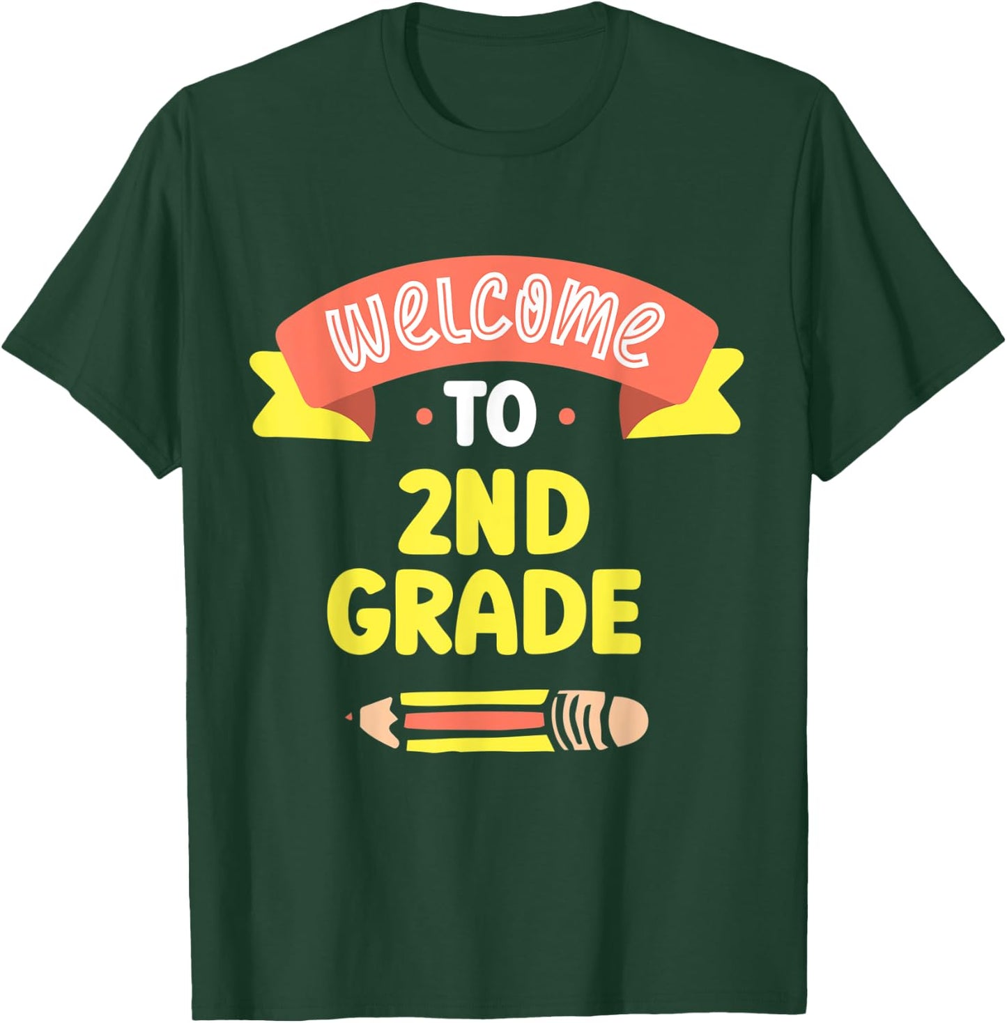 Welcome To 2Nd Grade Grader Second School Teacher T-Shirt - T-Shirt | Forest