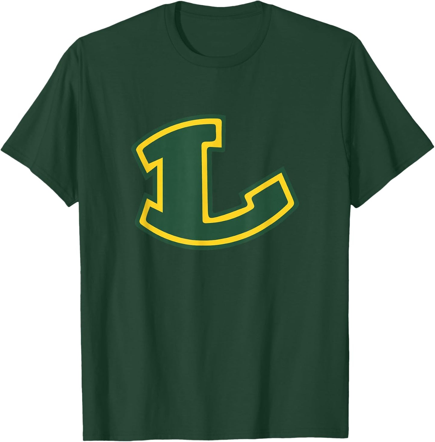 Longview Lobos Football L Design T-Shirt - T-Shirt | Forest