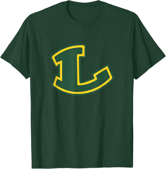 Longview Lobos Football L Design T-Shirt - T-Shirt | Forest
