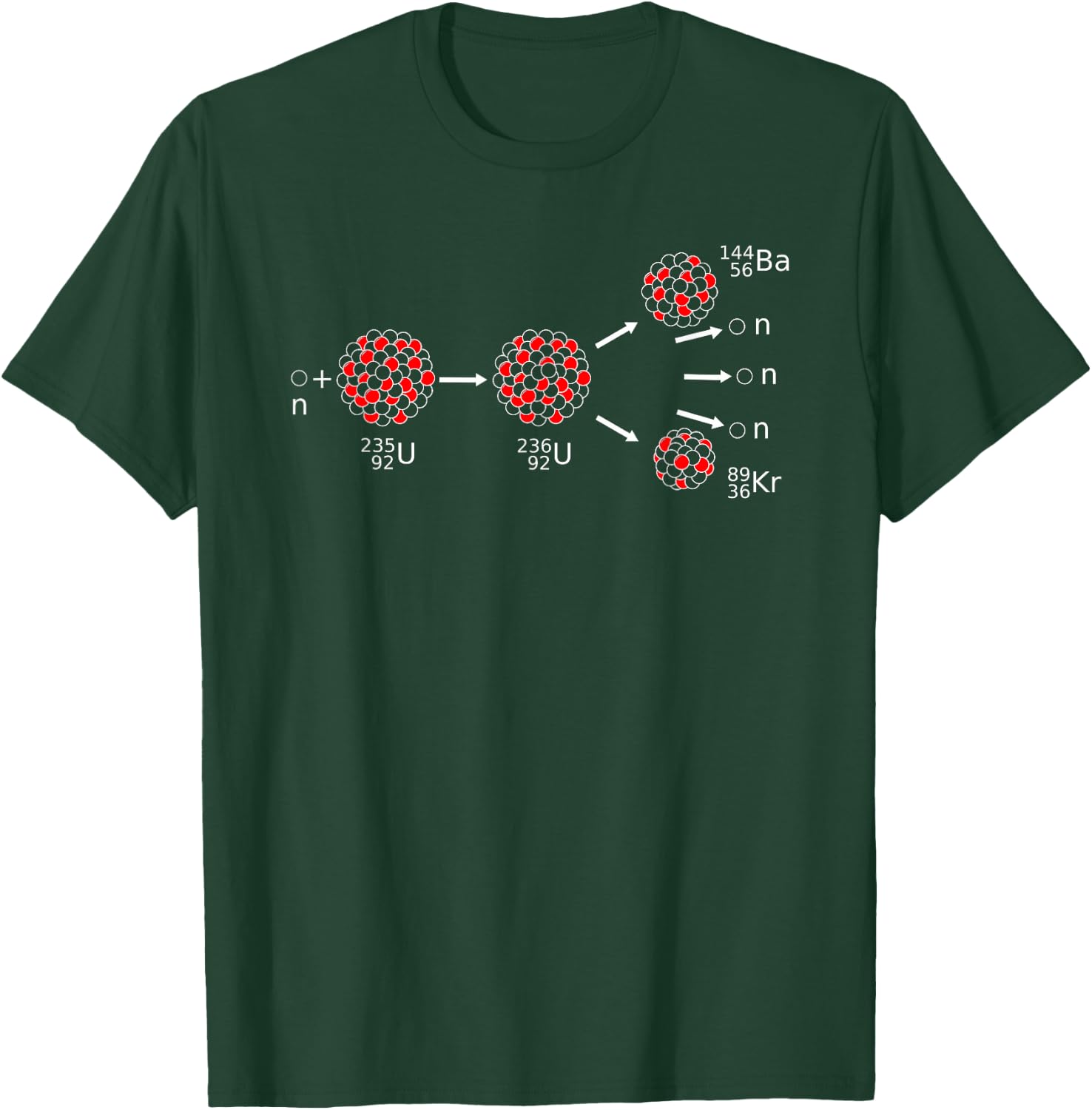 Physics Nuclear Fission Physicist T-Shirt - T-Shirt | Forest