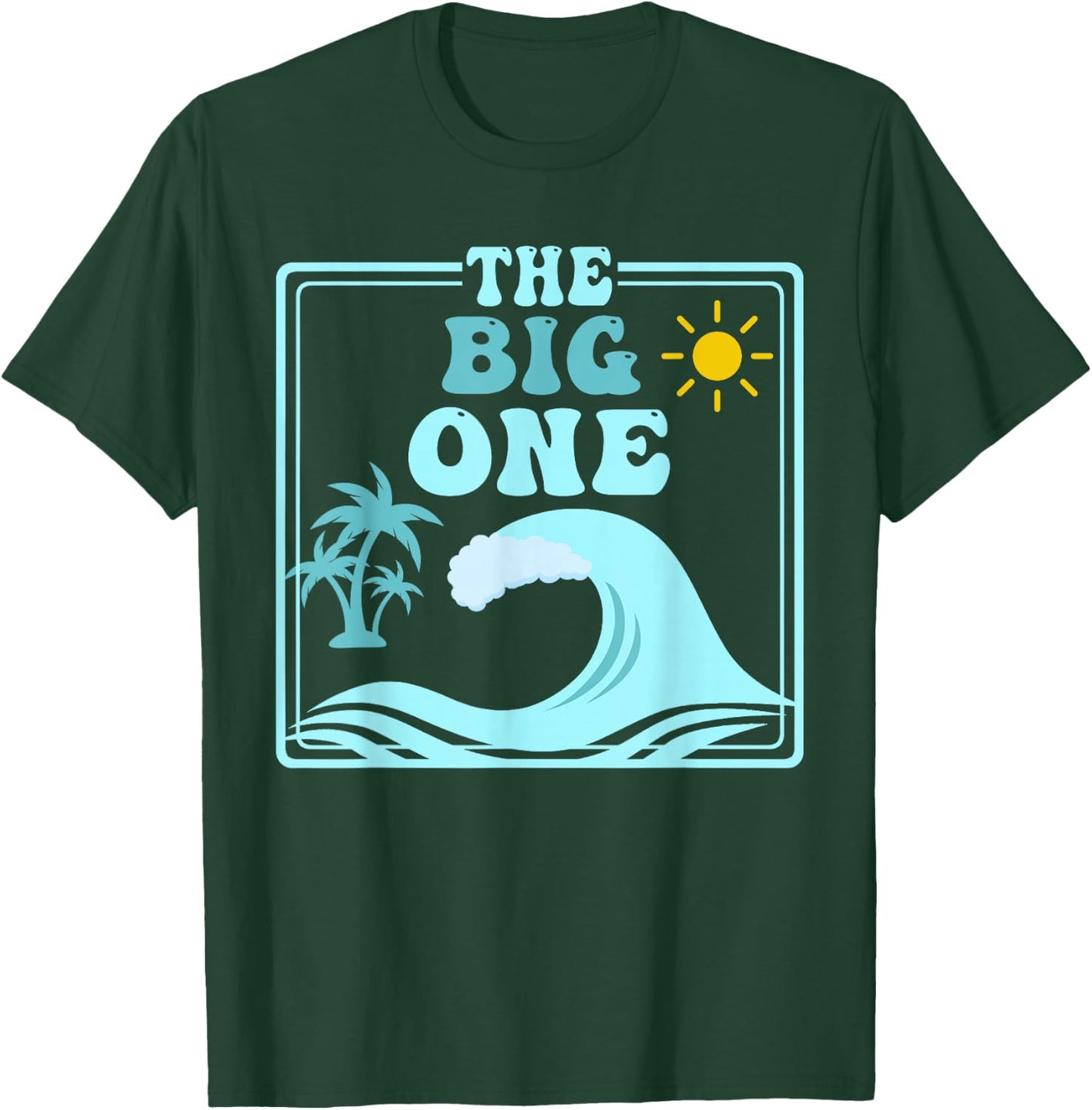 The Big One 1st Birthday Surf Family Matching T-Shirt - T-Shirt | Forest