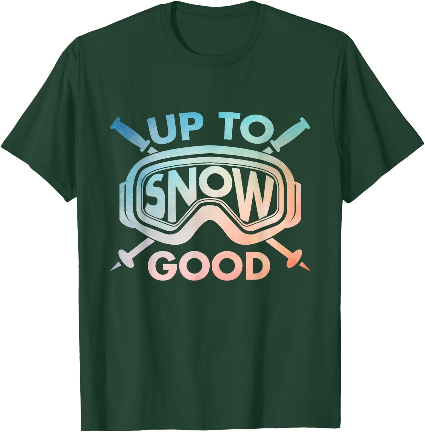 Cool Skiing Design Women Ski Skier Snow Skiing Lover T-Shirt - T-Shirt | Forest