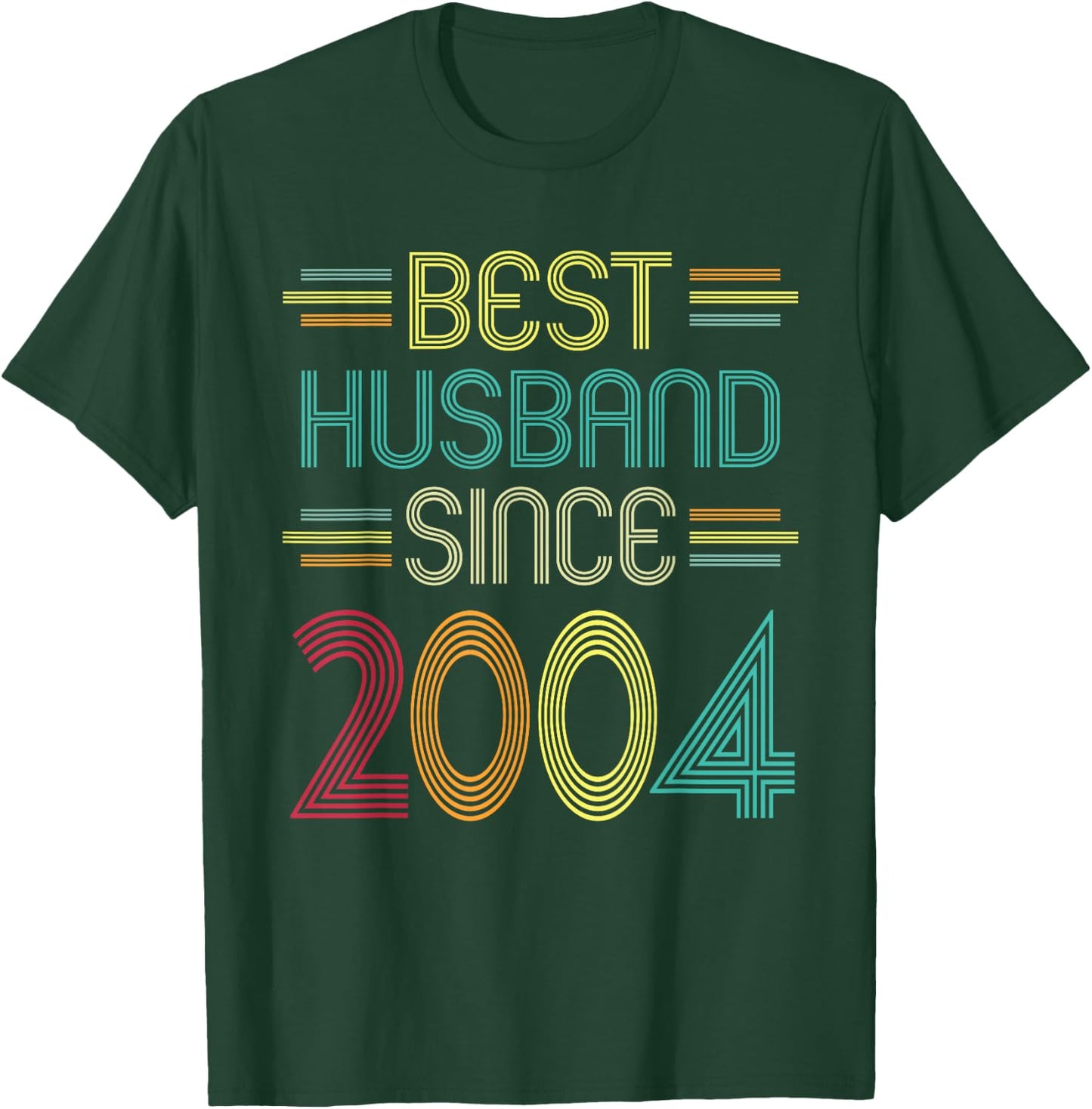 Best Husband Since 2004 - 18th Wedding Anniversary T-Shirt - T-Shirt | Forest