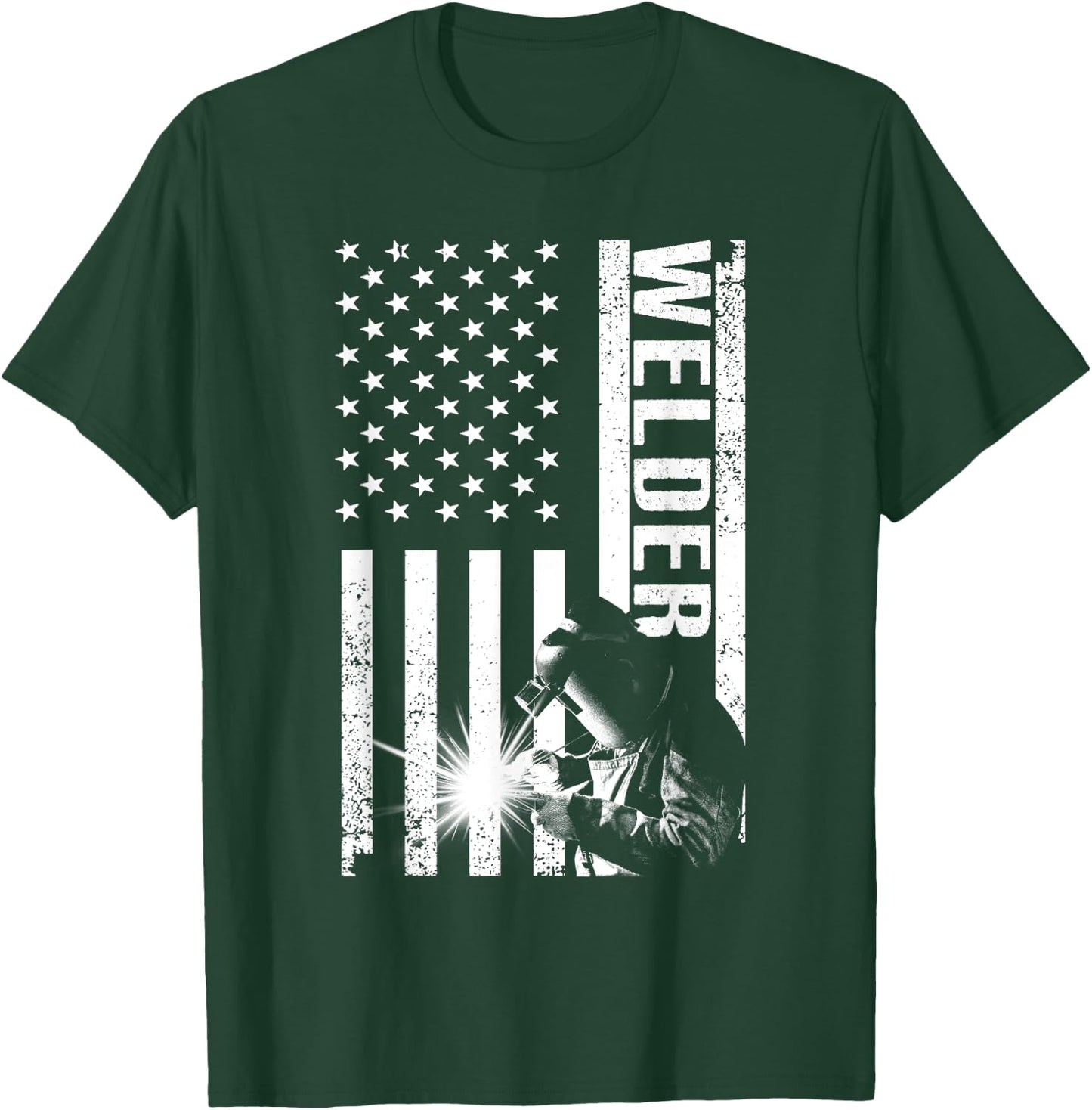 Cool Welder Design Women Welder Welding Metalwork T-Shirt - T-Shirt | Forest