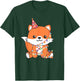 Fox for Birthday for Children a Birthday Fox T-Shirt - T-Shirt | Forest