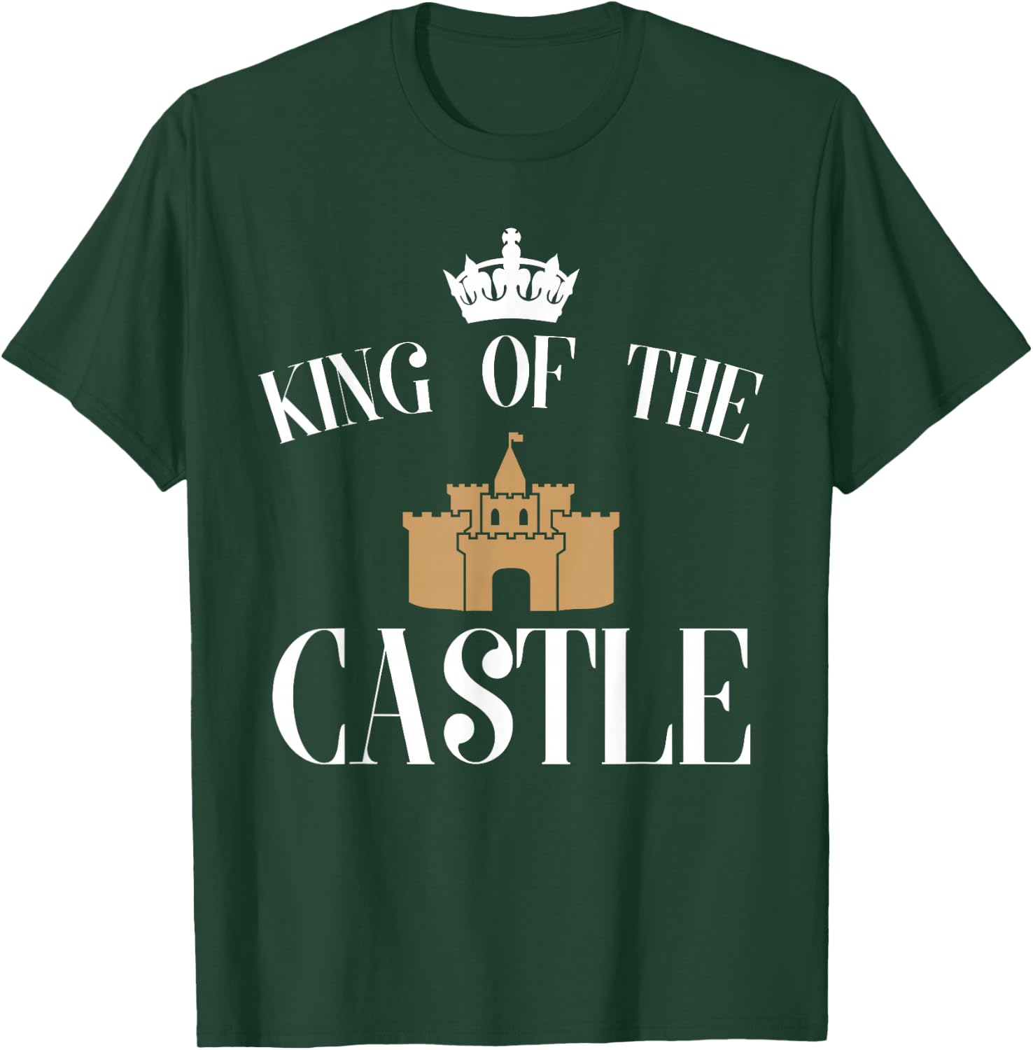 King Of The Castle Sandcastle T-Shirt - T-Shirt | Forest