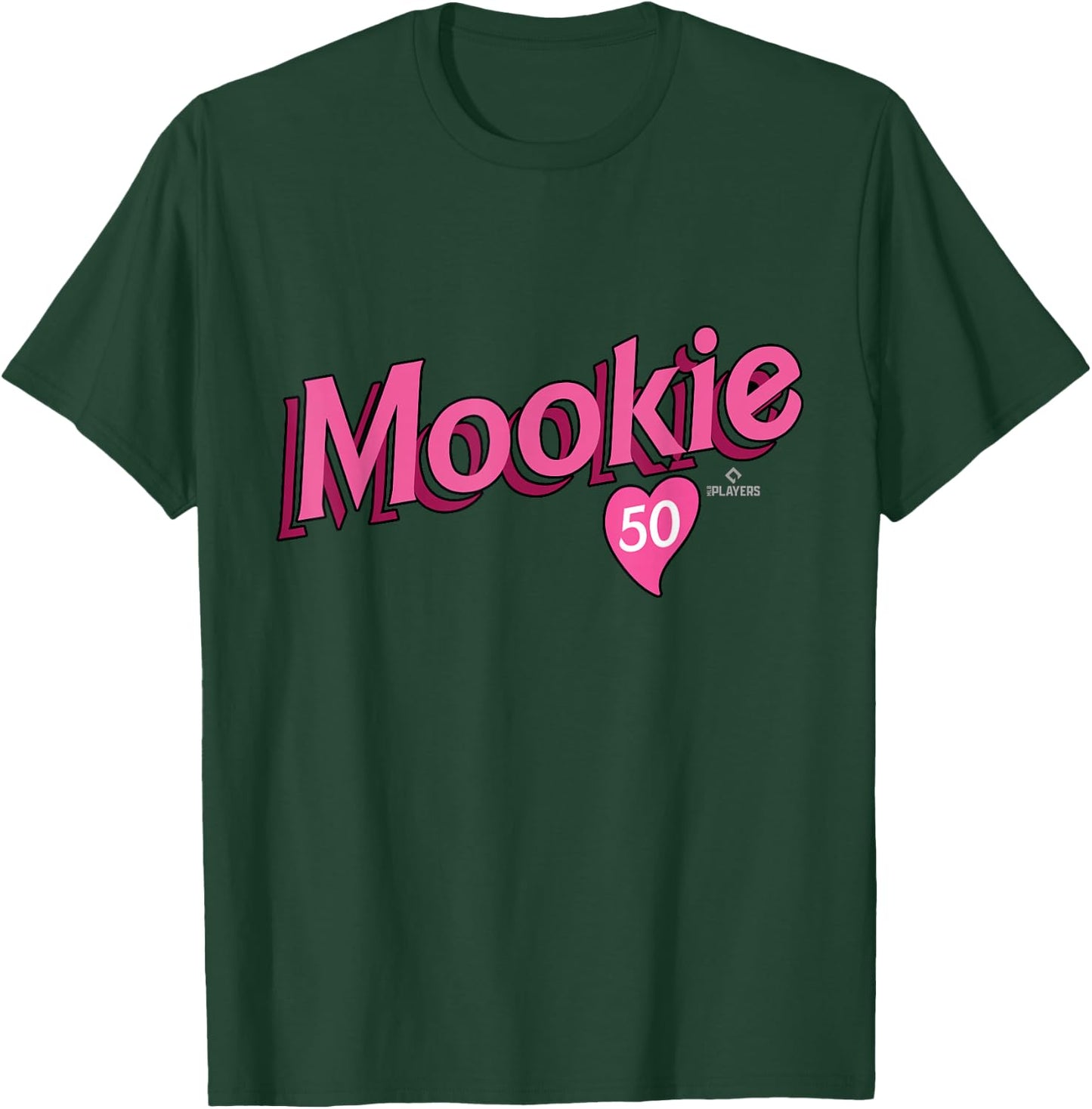 Mookie Betts Los Angeles Baseball Valentine MLBPA T-Shirt - T-Shirt | Forest