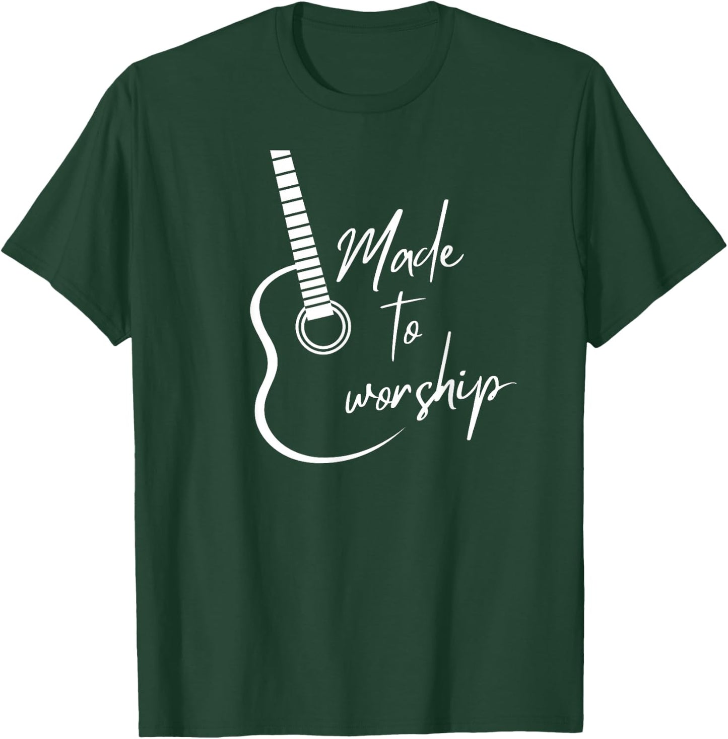 Made To Worship Music Pastor Worship Leader Shirt T-Shirt - T-Shirt | Forest