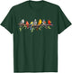 Backyard Birds Watching Watcher Birder Birding on a Branch T-Shirt - T-Shirt | Forest