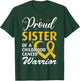 Proud Sister of a Childhood Cancer Warrior T-Shirt - T-Shirt | Forest