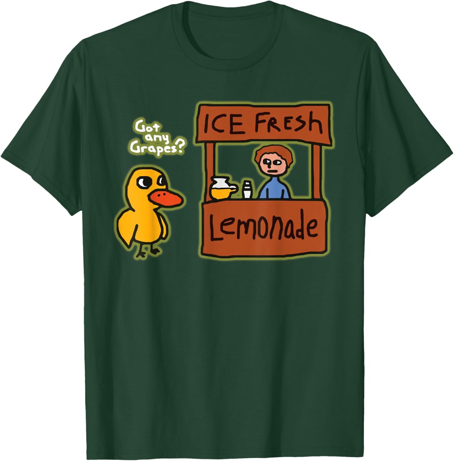Ice Fresh Lemonade Shirt Duck Funny Got Any Grapes Love Gift T-Shirt - T-Shirt | Forest