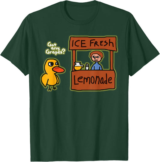 Ice Fresh Lemonade Shirt Duck Funny Got Any Grapes Love Gift T-Shirt - T-Shirt | Forest