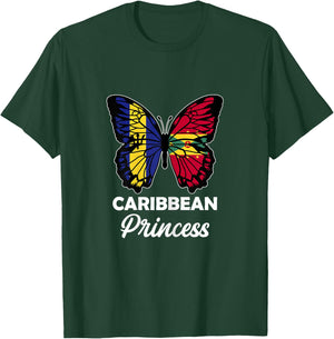 Caribbean Princess Grenada and Barbados Half Bajan Grenadian T-Shirt - T-Shirt | Forest