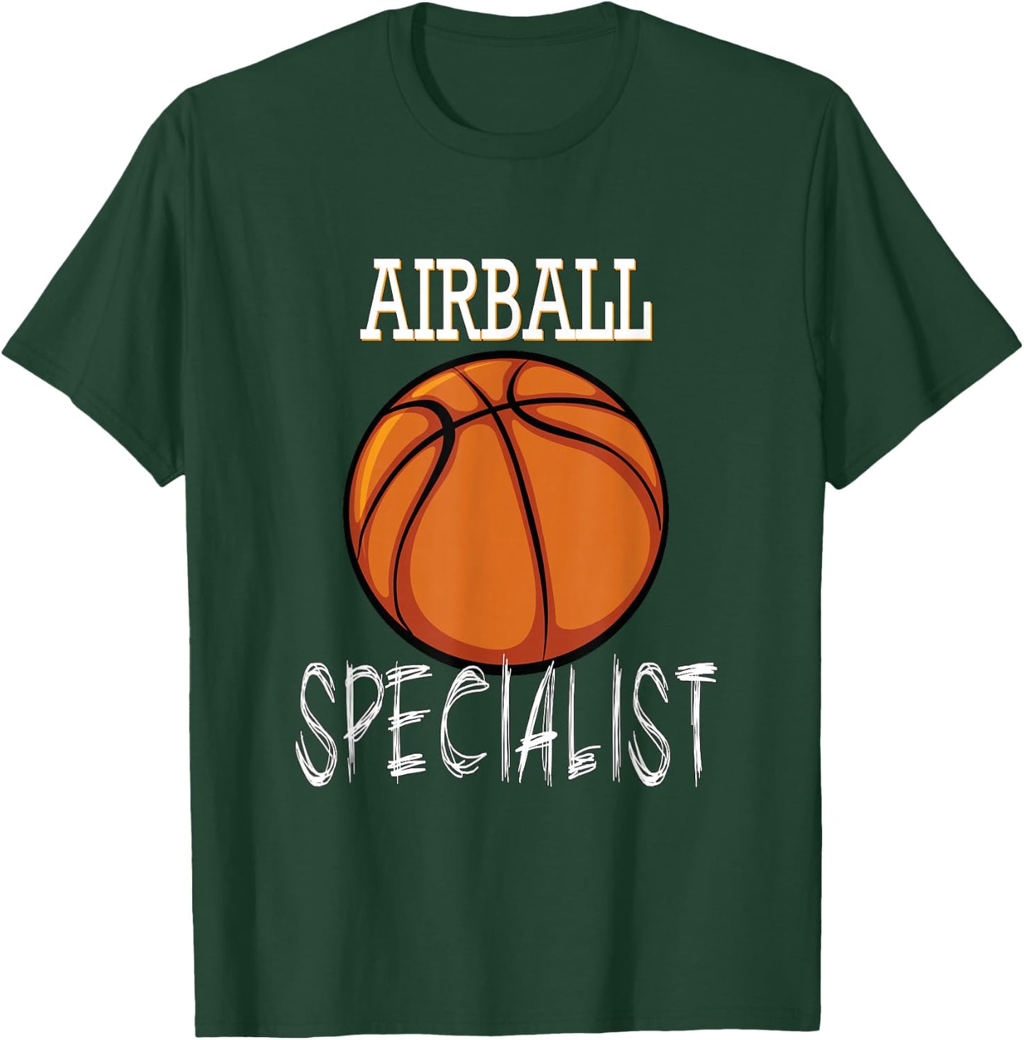 Airball Specialist Basketball T-Shirt - T-Shirt | Forest