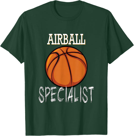 Airball Specialist Basketball T-Shirt - T-Shirt | Forest