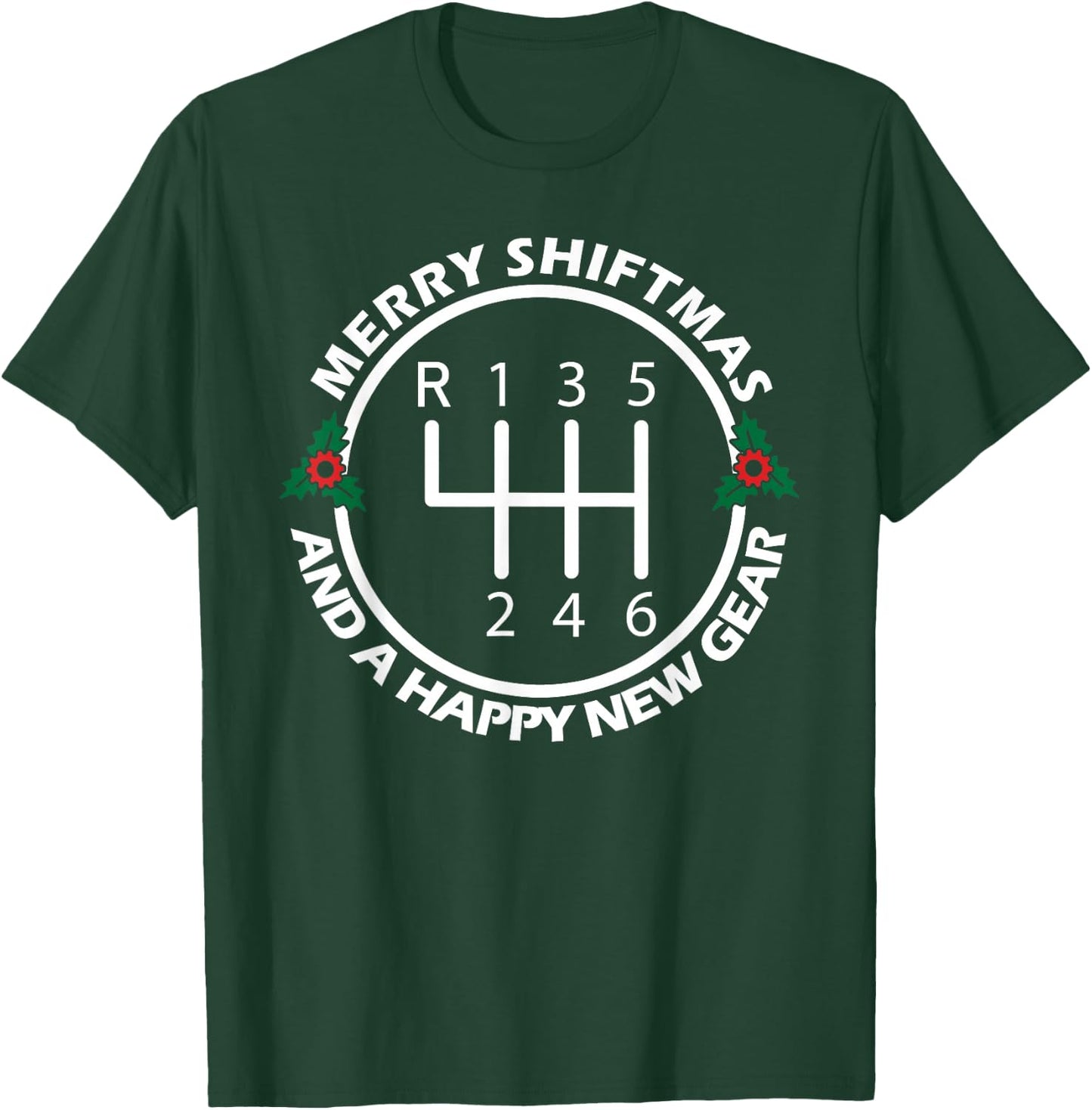 Car Guy Christmas Funny Auto Racing Mechanic Manual Carguy T-Shirt - T-Shirt | Forest