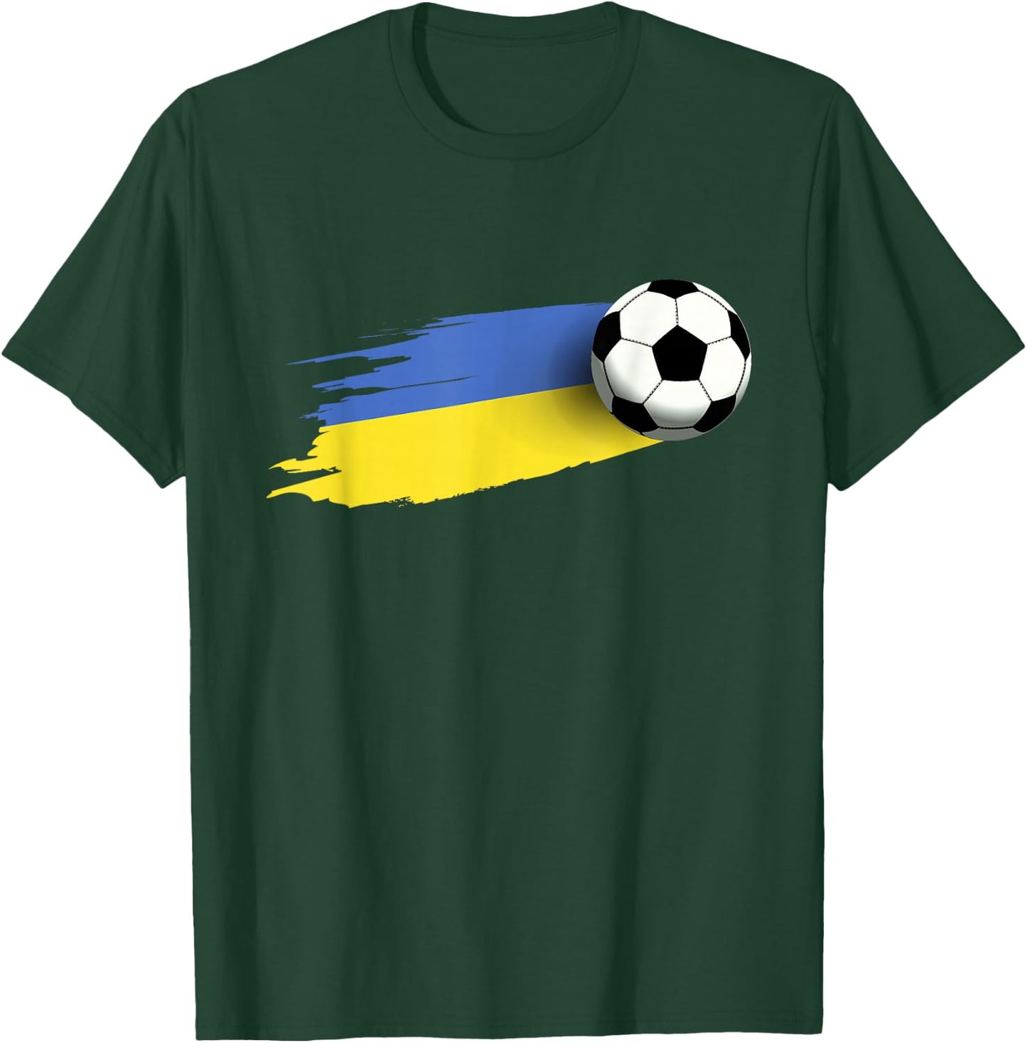 Ukraine Flag Jersey Ukrainian Soccer Team Ukrainian T-Shirt - T-Shirt | Forest