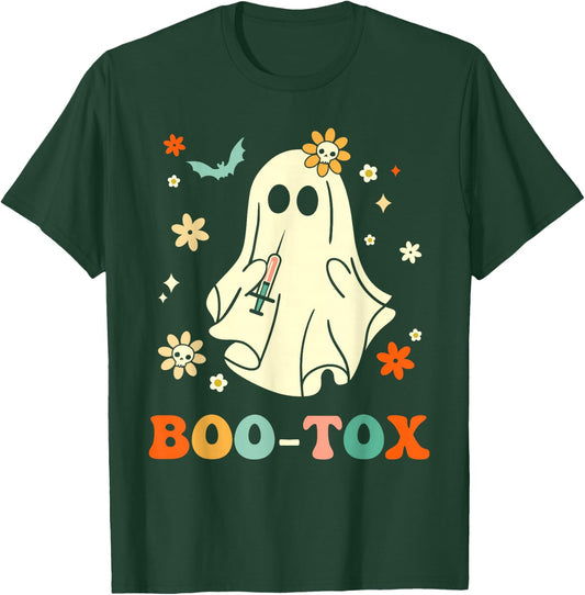 Plastic Surgeon Halloween Costume Botox Halloween Boo-Tox T-Shirt - T-Shirt | Forest