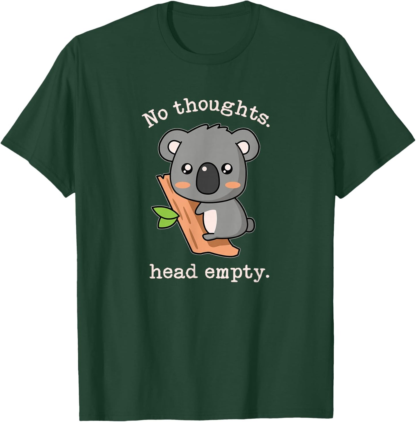 Internet Meme Smooth Brain Gang No Thoughts Head Empty Koala T-Shirt - T-Shirt | Forest