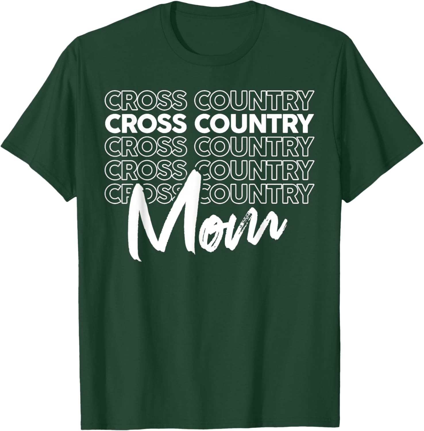 Cross Country Mom Like a Regular Mom But Cooler T-Shirt - T-Shirt | Forest