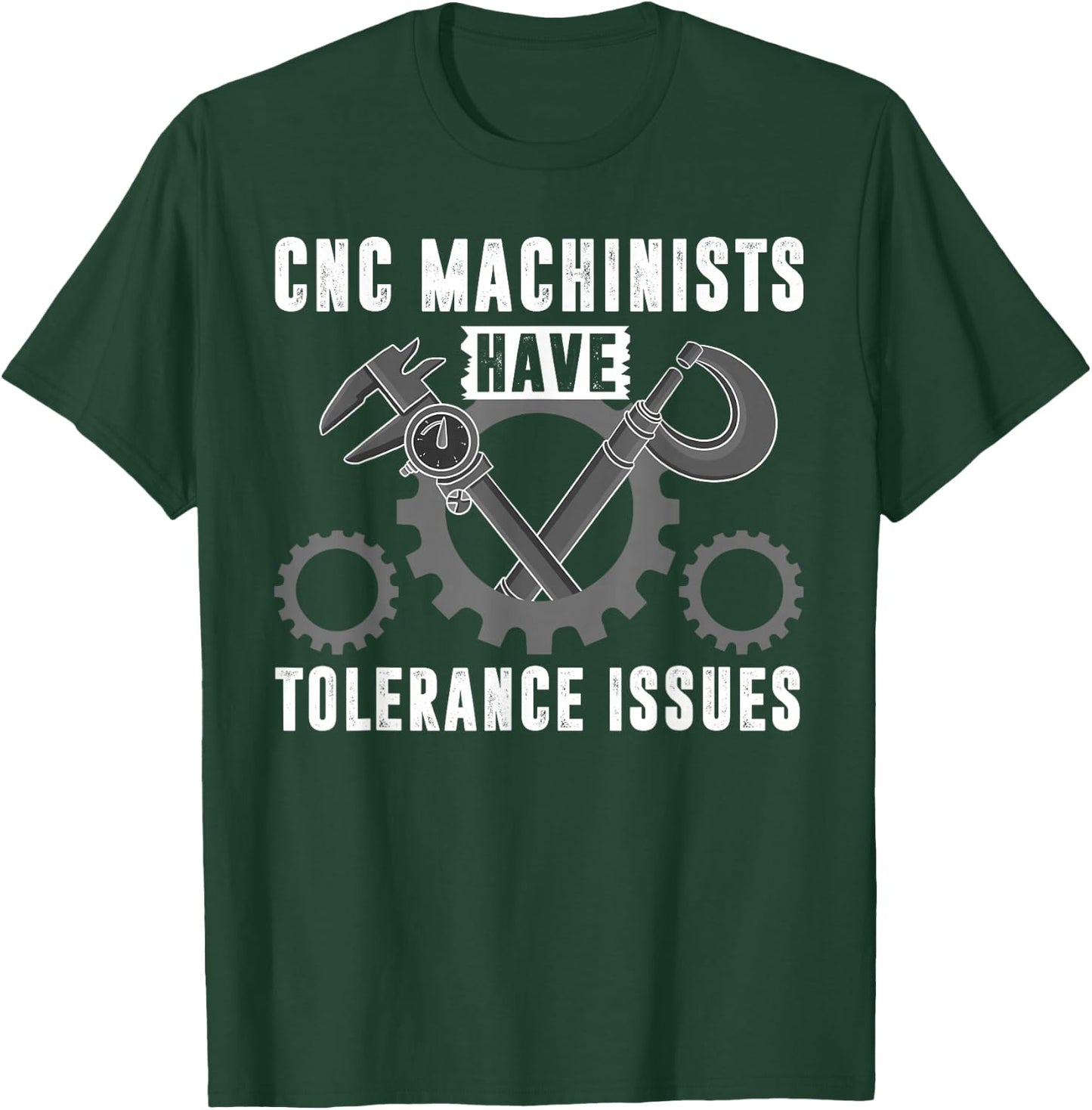 Cool CNC Machinist Design Women CNC Machine Operator T-Shirt - T-Shirt | Forest