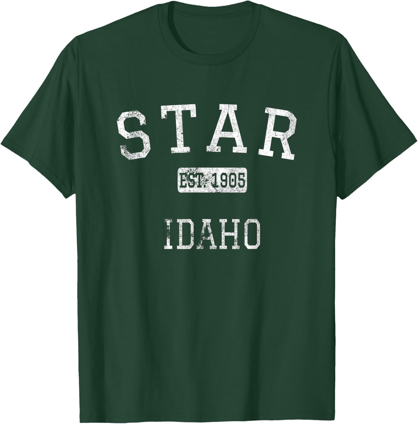 Star Idaho ID Vintage T-Shirt - T-Shirt | Forest