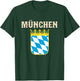 Vintage Munchen Munich Souvenir With Bavaria Coat Of Arms T-Shirt - T-Shirt | Forest