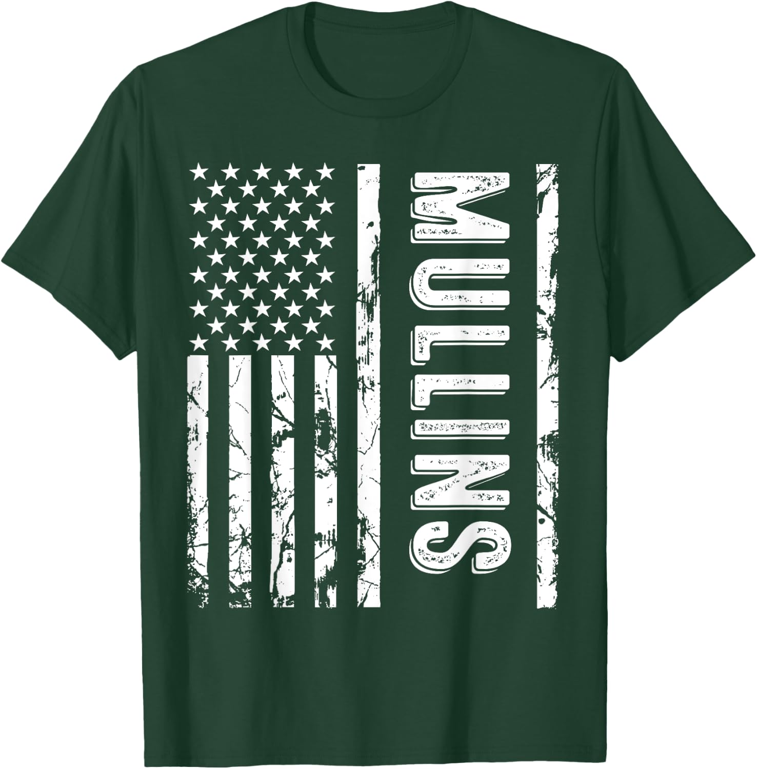 Mullins Last Name Funny Surname Team Mullins Family Reunion T-Shirt - T-Shirt | Forest