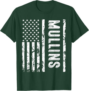 Mullins Last Name Funny Surname Team Mullins Family Reunion T-Shirt - T-Shirt | Forest
