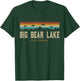Big Bear Lake Mountains California Hiking Outdoors Retro T-Shirt - T-Shirt | Forest