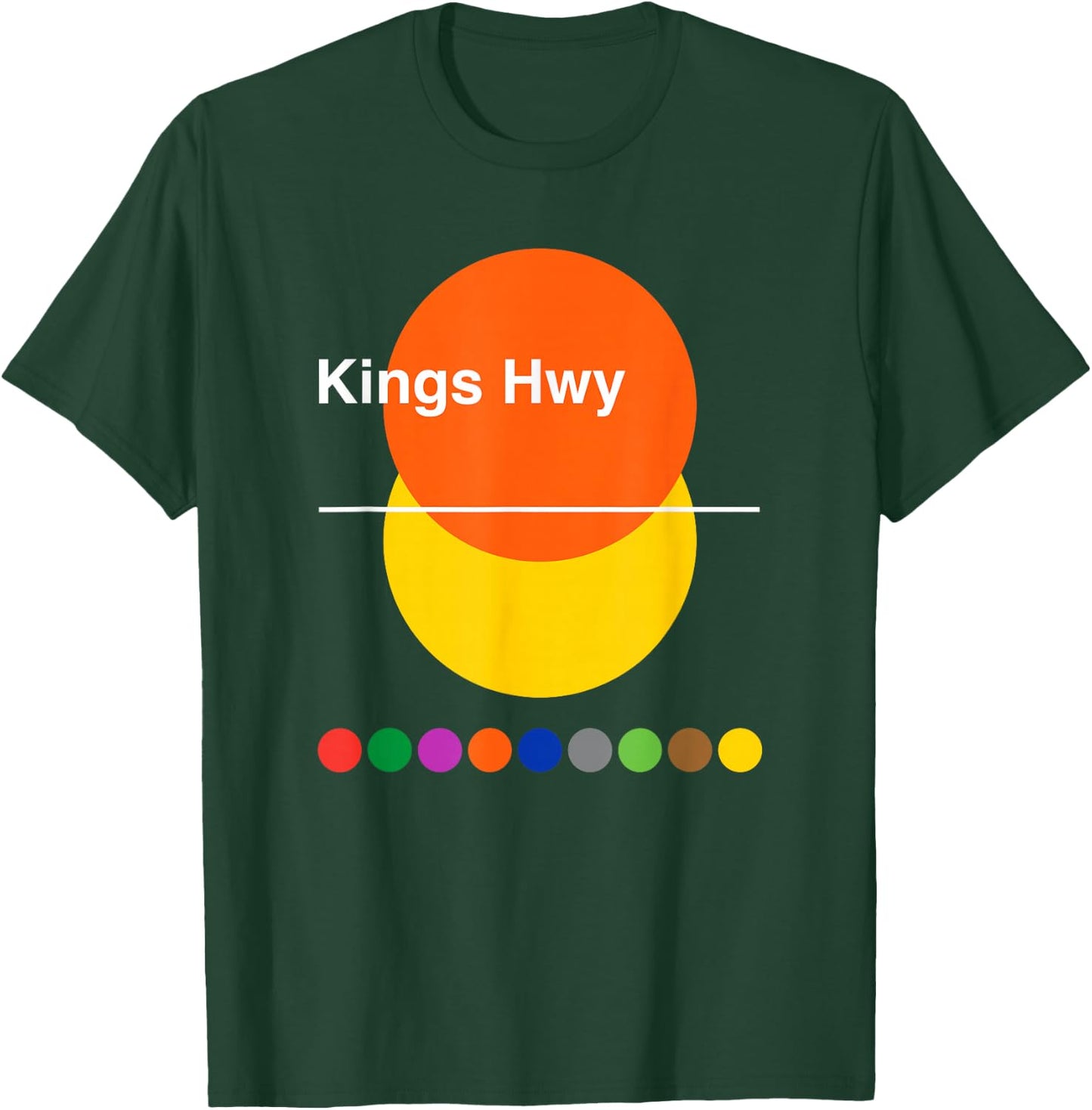 Kings Highway - Brooklyn - Midwood / Sheepshead Bay T-Shirt - T-Shirt | Forest