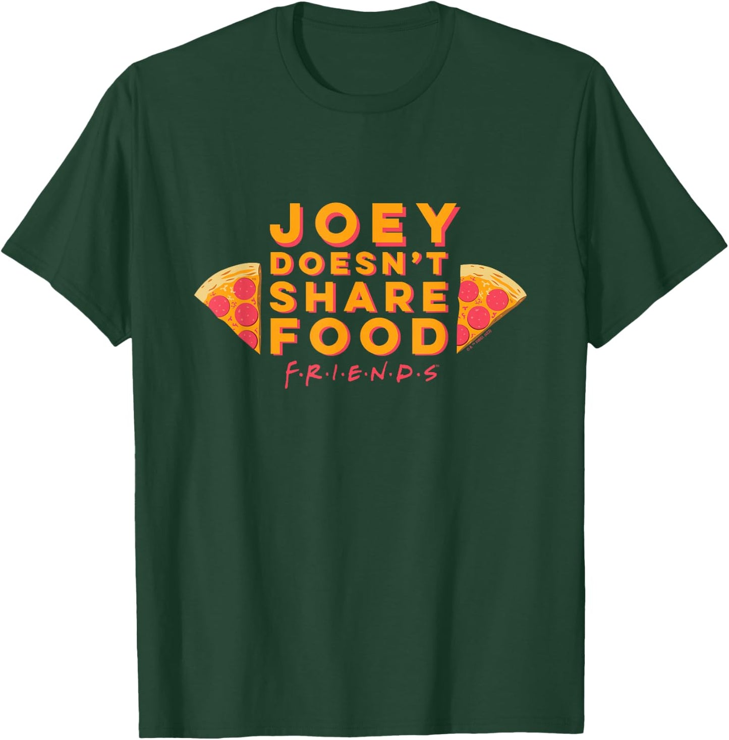 Friends - Joey Doesn't Share Food T-Shirt - T-Shirt | Forest