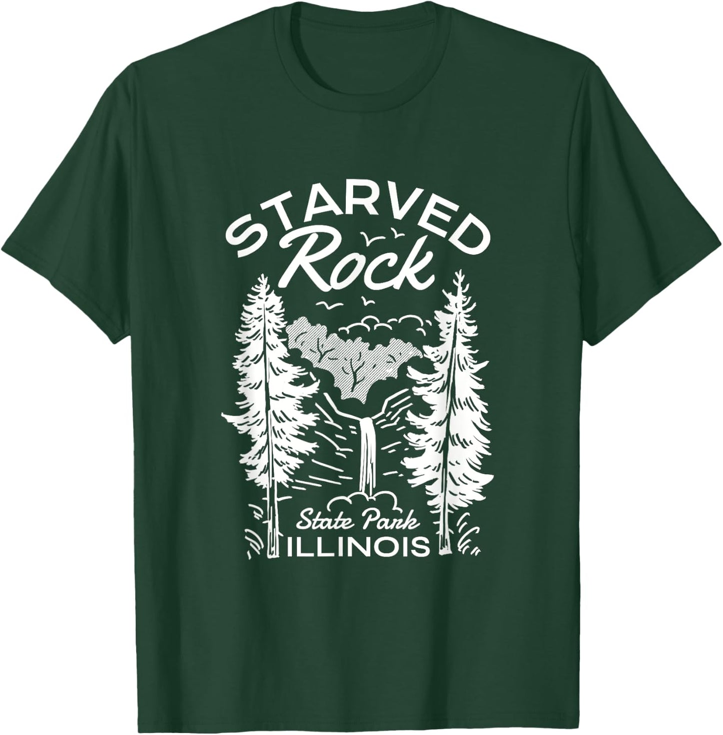 Starved Rock State Park Illinois Nature T-Shirt - T-Shirt | Forest