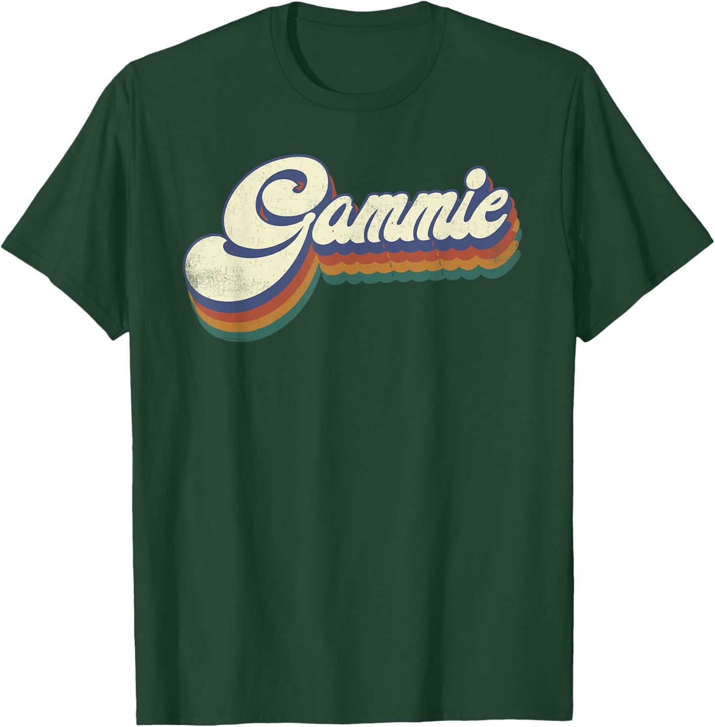 Gammie Gifts For Grandma Retro Vintage Mother's Day Gammie T-Shirt - T-Shirt | Forest