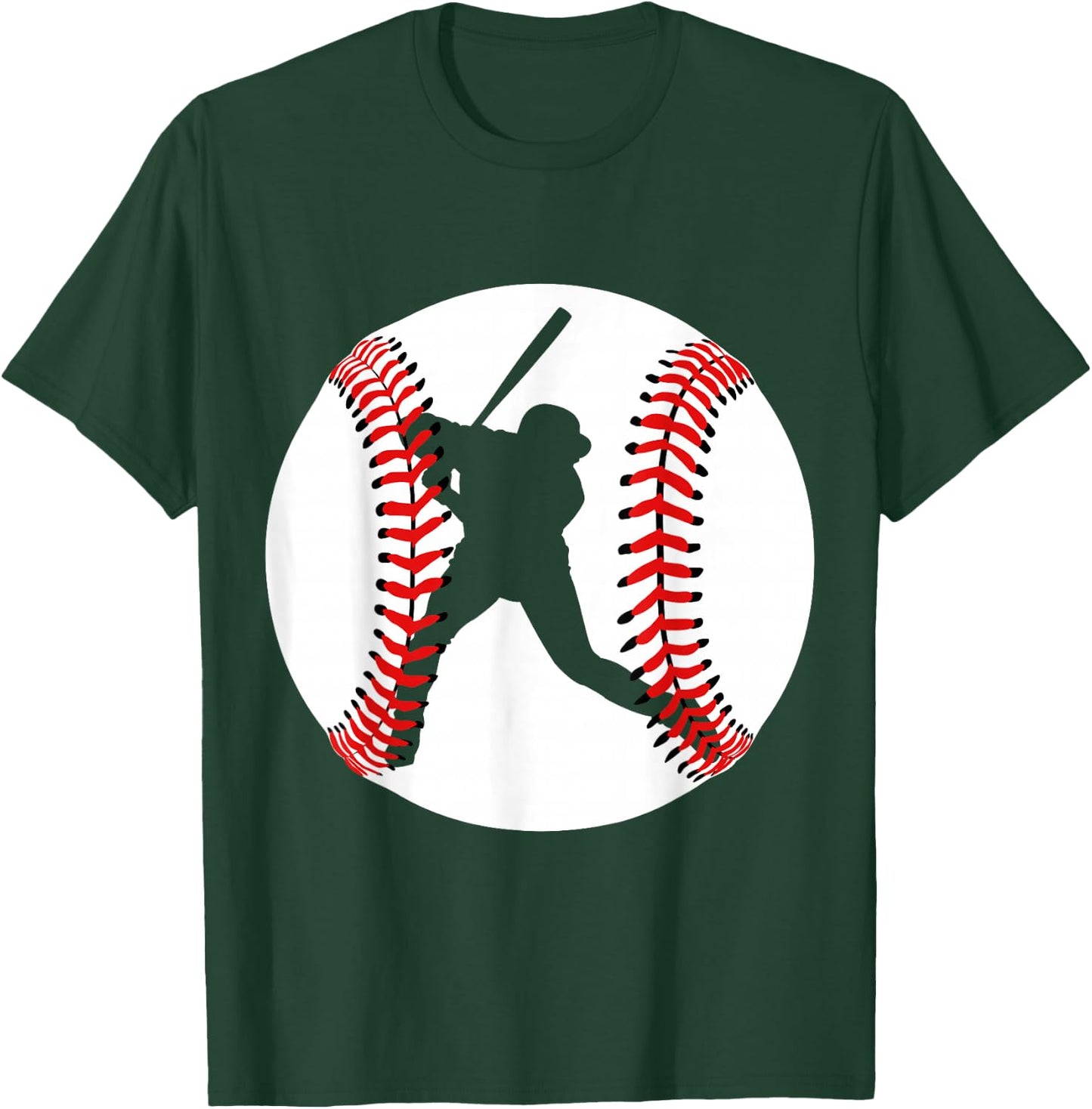 Cool Baseball Player T-Shirt - T-Shirt | Forest
